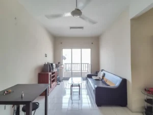 Ruang tamu Apartment Vista Pinggiran dengan pemandangan terbuka ke bandar dari tingkat atas