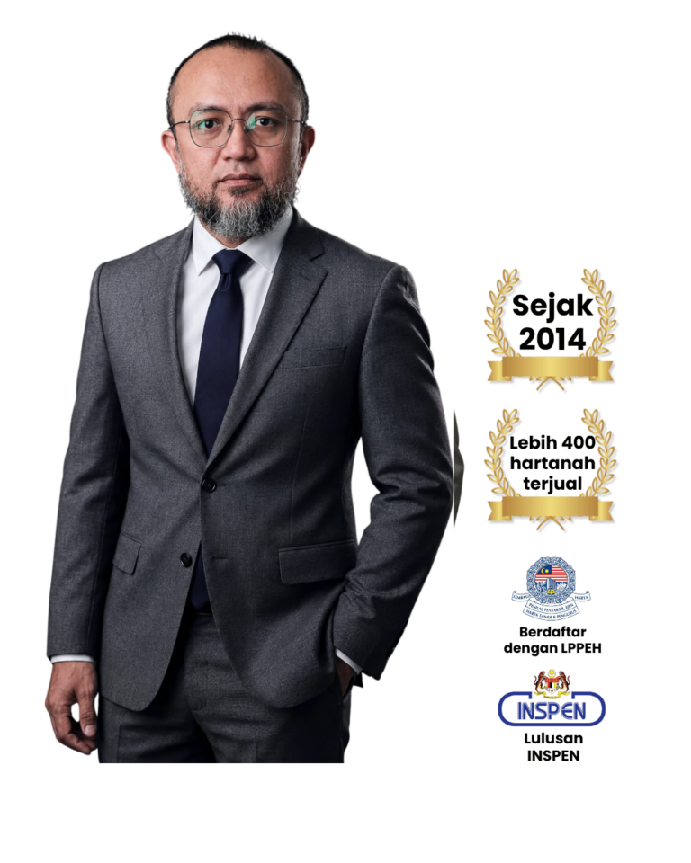 Syakir Zainol ejen hartanah berdaftar bersama badge INSPEN dan LPEPH