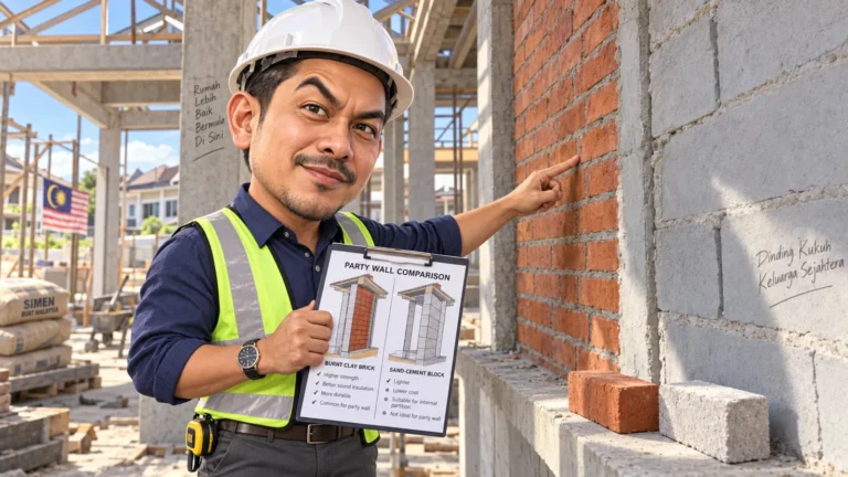 Analisis Teknikal Penggunaan Bata Simen dan Bata Merah: Strategi Kos Pemaju serta Implikasi Prestasi Kediaman Landed